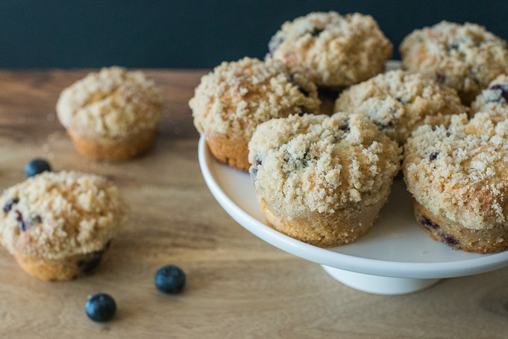 Mead Meadow Blueberry Crumb Muffins